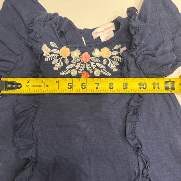 Tommy Bahama Navy Dress with Floral Embroidery - Picture 6 of 9